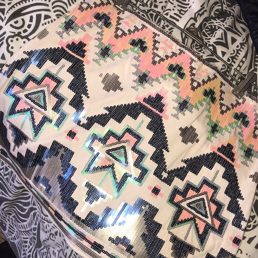 Express Aztec skirt